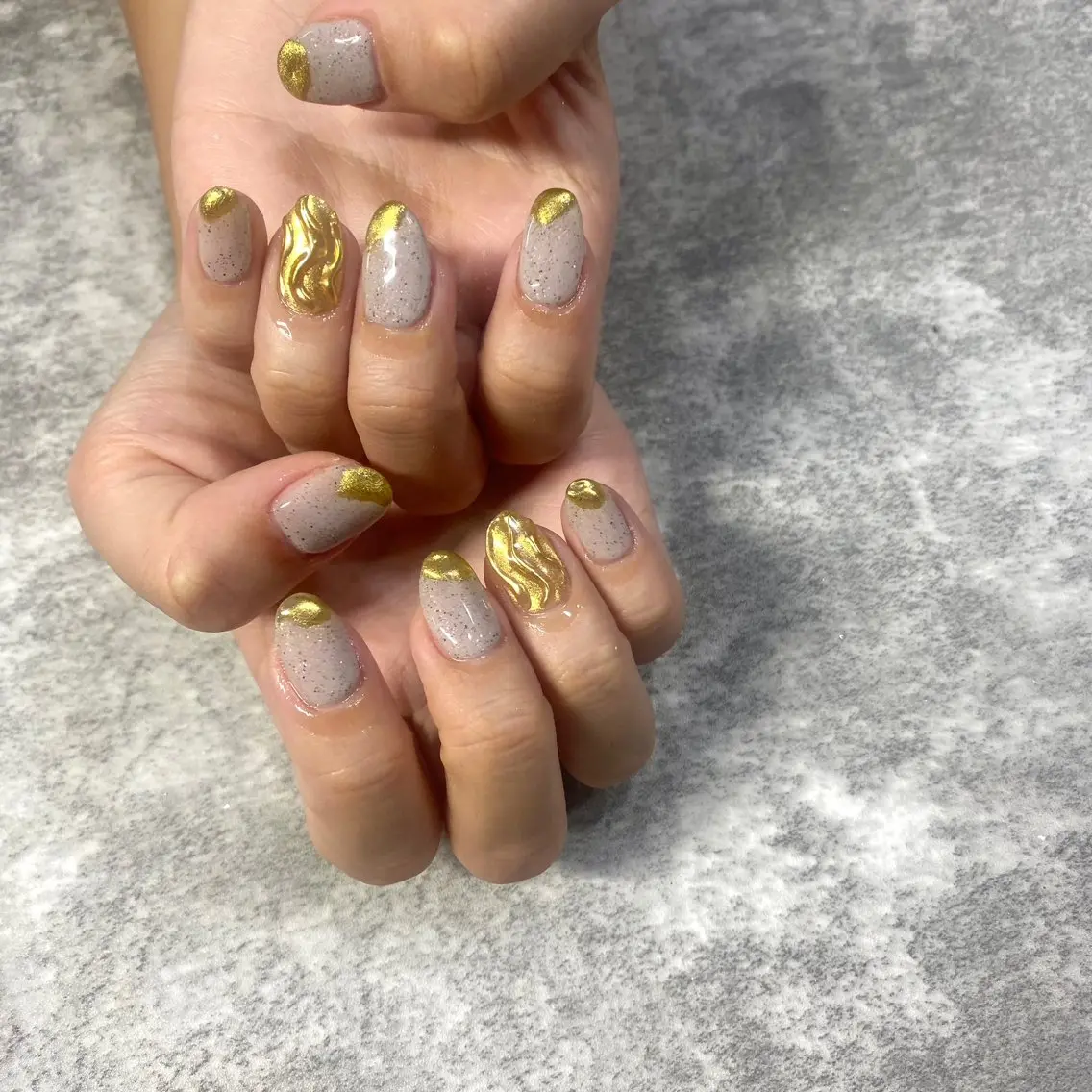 ネイル ジェルネイル ミラーネイル ハンドネイル ★Rinail... .のネイルデザイン