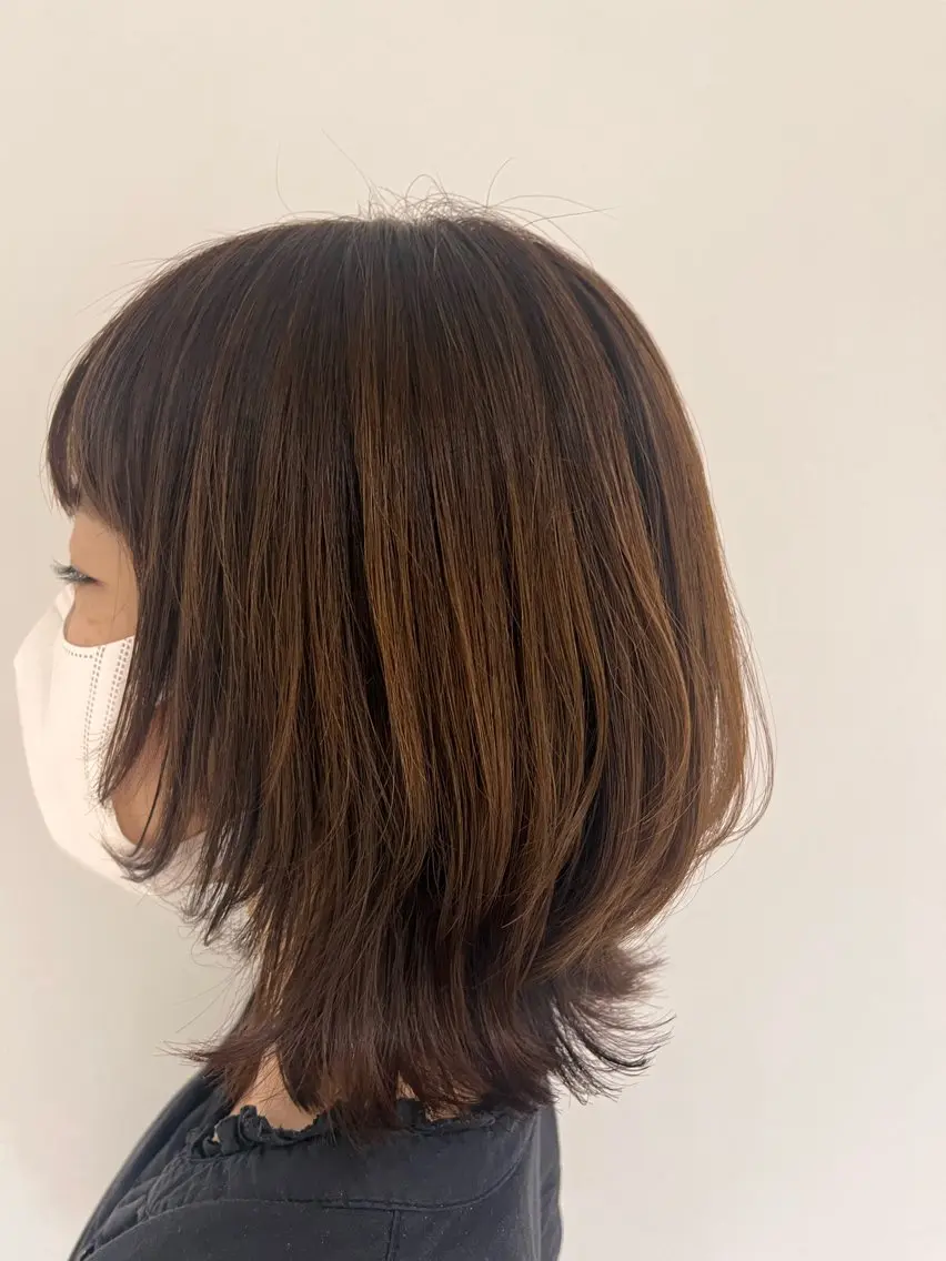 ショート 顔周りカット レイヤーカット ウルフカット 野村 佳蓮のヘアスタイル