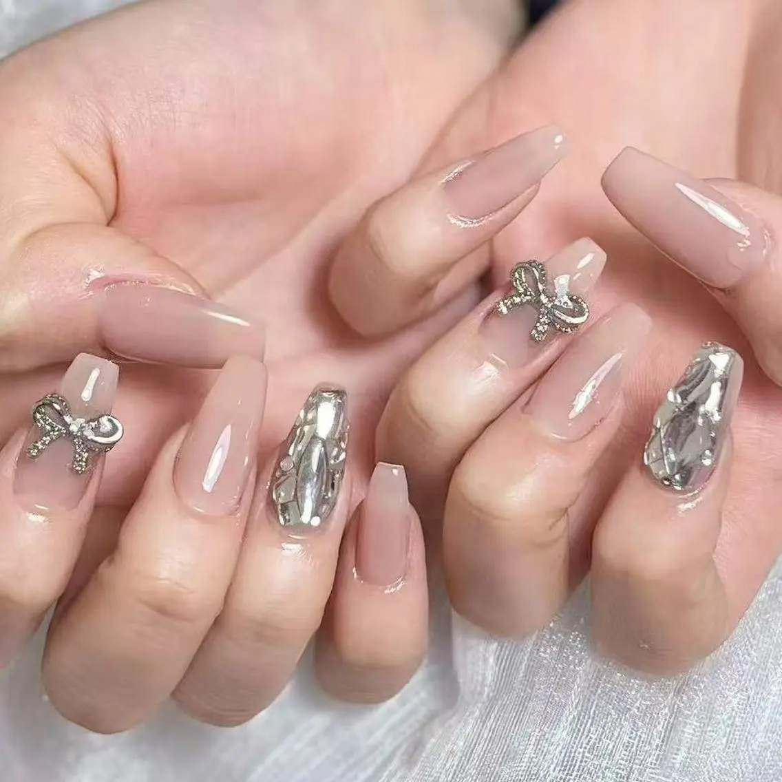 🎀初回ソフジェルオフ無料🎀【hand】持ち込み可デザイン4本の写真