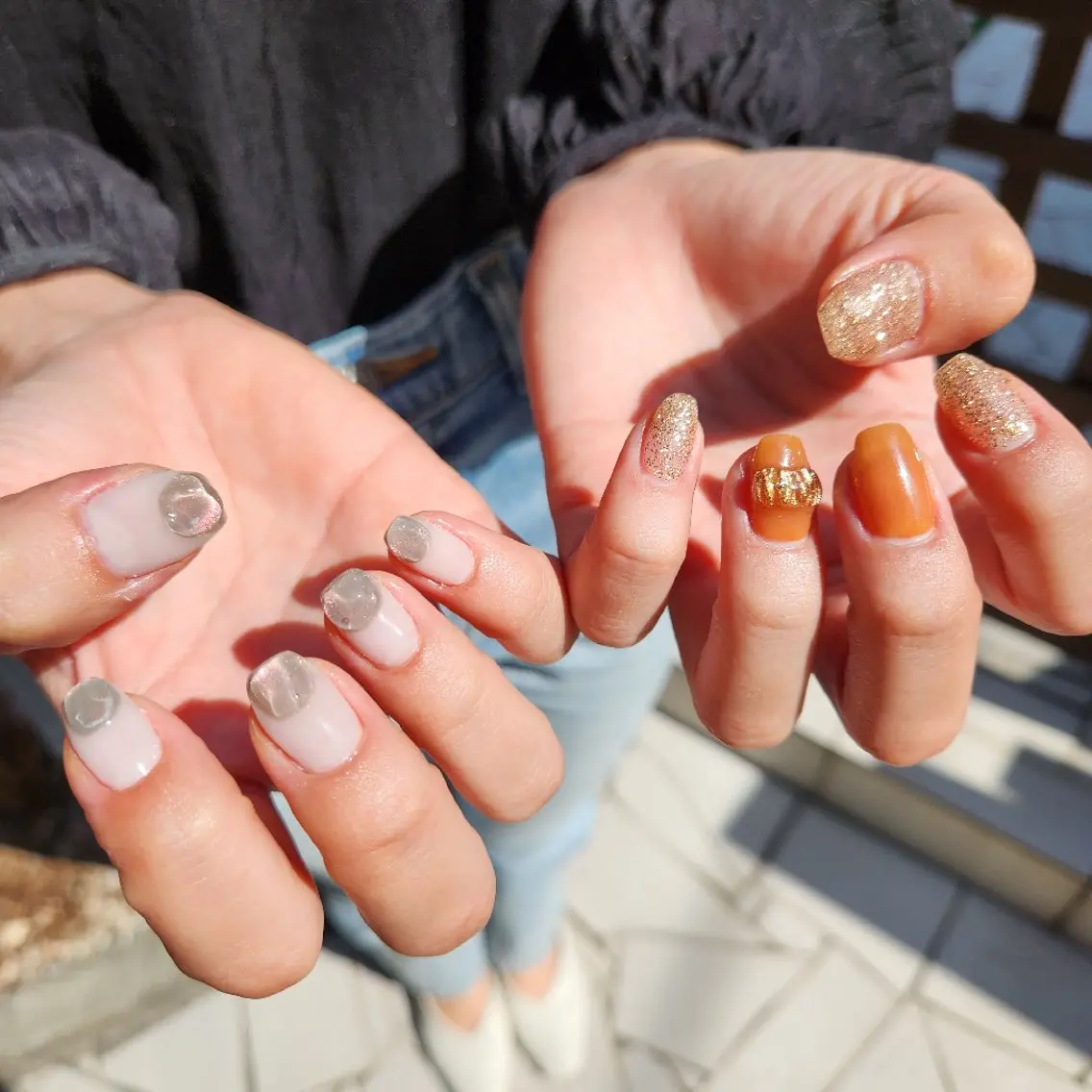 サンプルデザイン　組み合わせ自由(オフ込み)フットもOK🙆‍♀️の写真