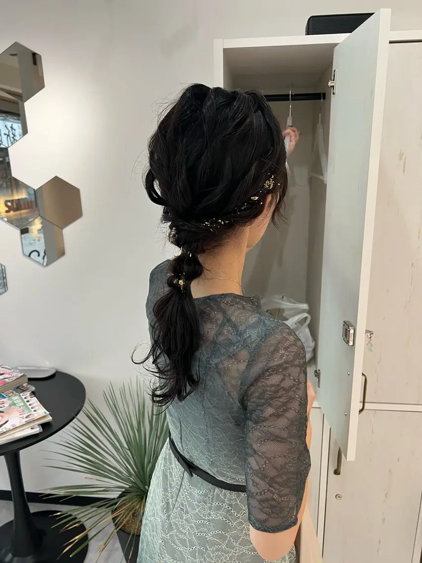 ロング カラー ヘアアレンジ 「sumi」 AMIのヘアスタイル
