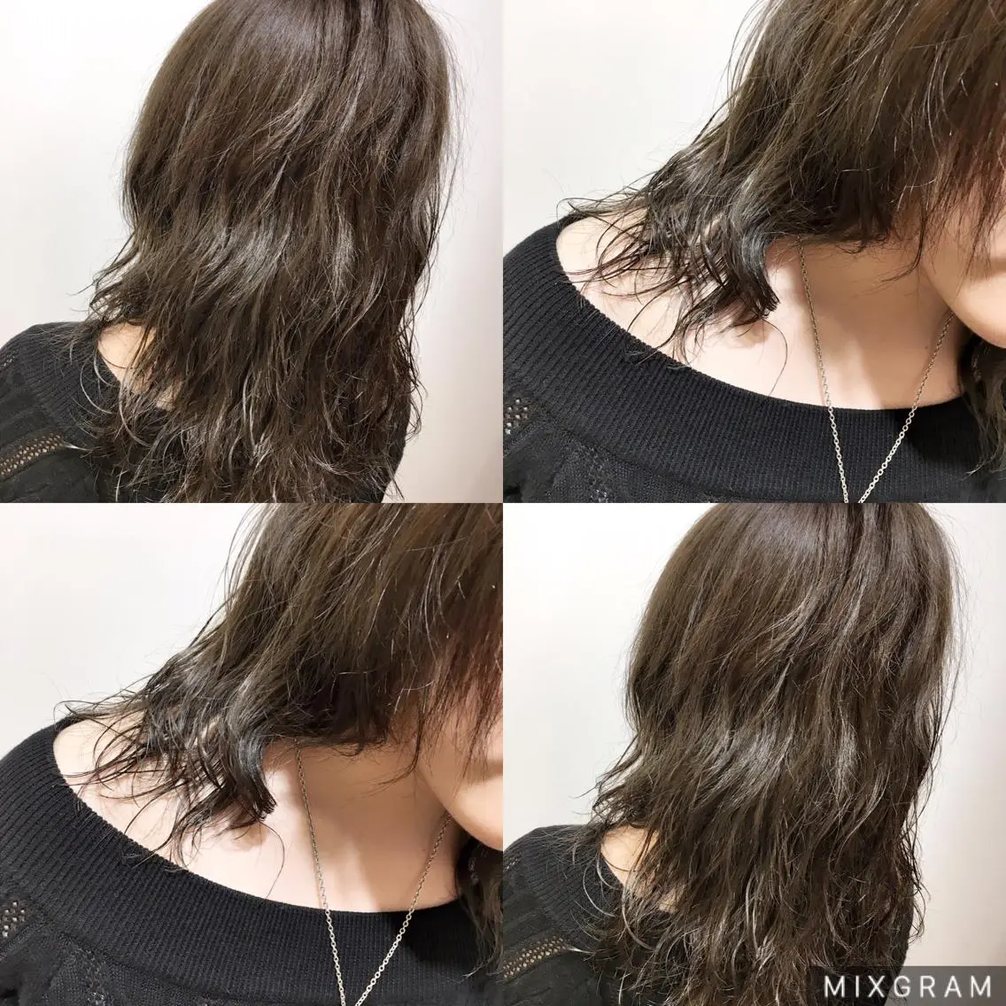 ミディアム カラー 透明感カラー ハイライトカラー イルミナカラー オレンジ ハイライト 海外風レイヤーカット 👑店長 平松 由のヘアスタイル