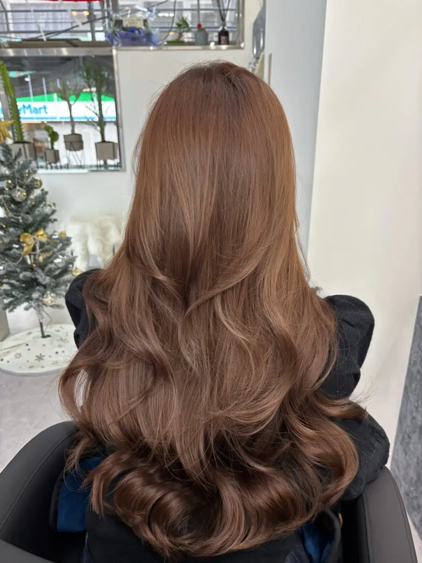 ロング カラー ヘアカラー Ardore 韓国風カラー大阪のヘアスタイル