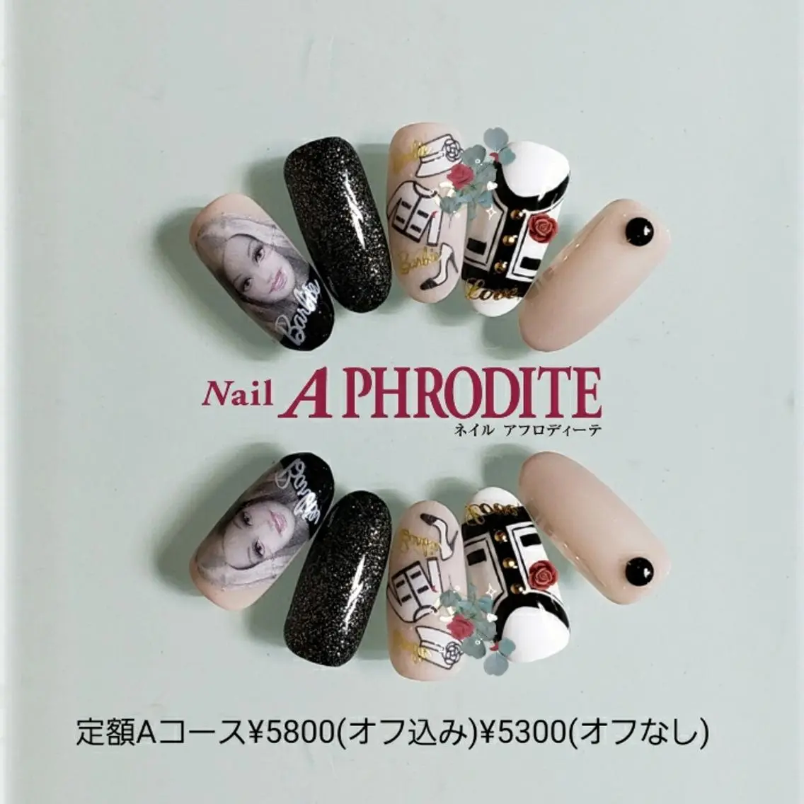 ネイル ロングネイル 持ち込み ニュアンスネイル ハンドネイル Nail Aphroditeのネイルデザイン