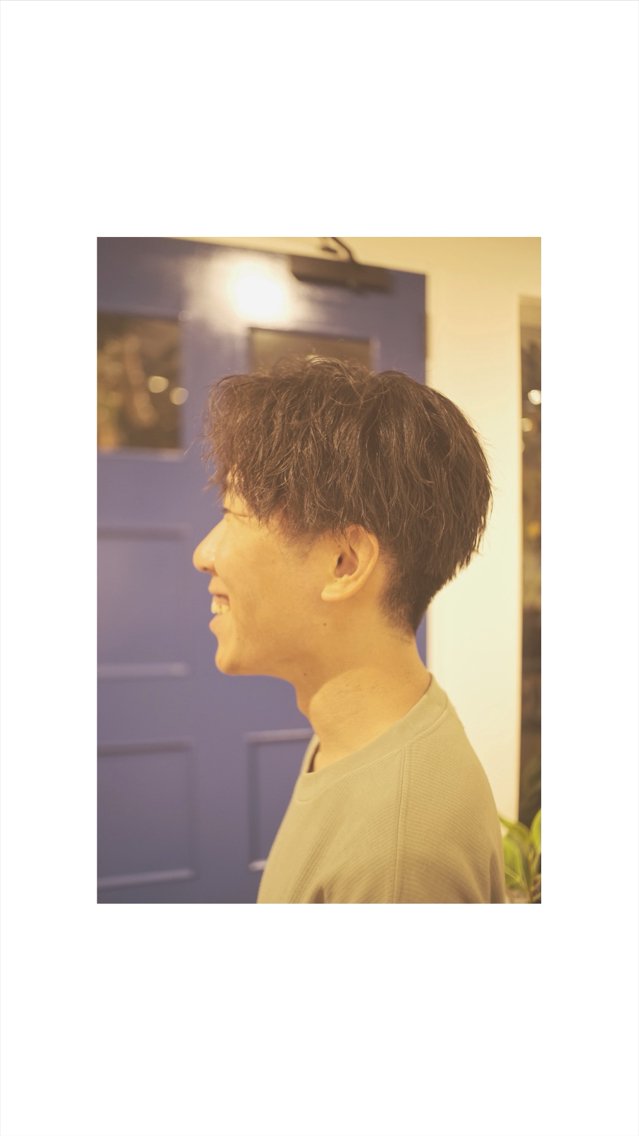 パーマ メンズ 喜多 悠介のヘアスタイル