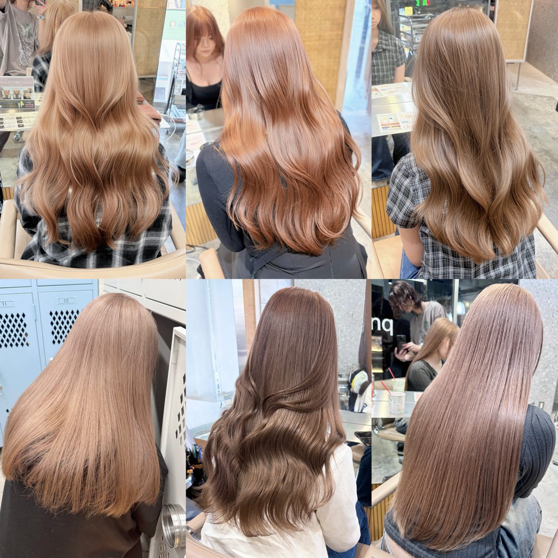 ミディアム カラー ヘアカラー トリートメント 自分らしさと愛され ハイトーンカラーみわのヘアスタイル