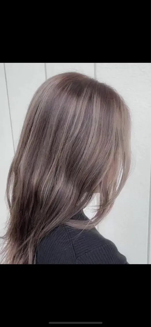 ロング カラー ヘアカラー 飯田 来夢のヘアスタイル