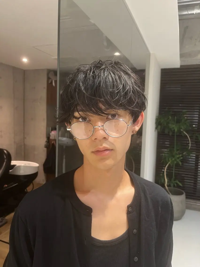 メンズ メンズパーマ メンズ特化美容師 水野友貴のヘアスタイル