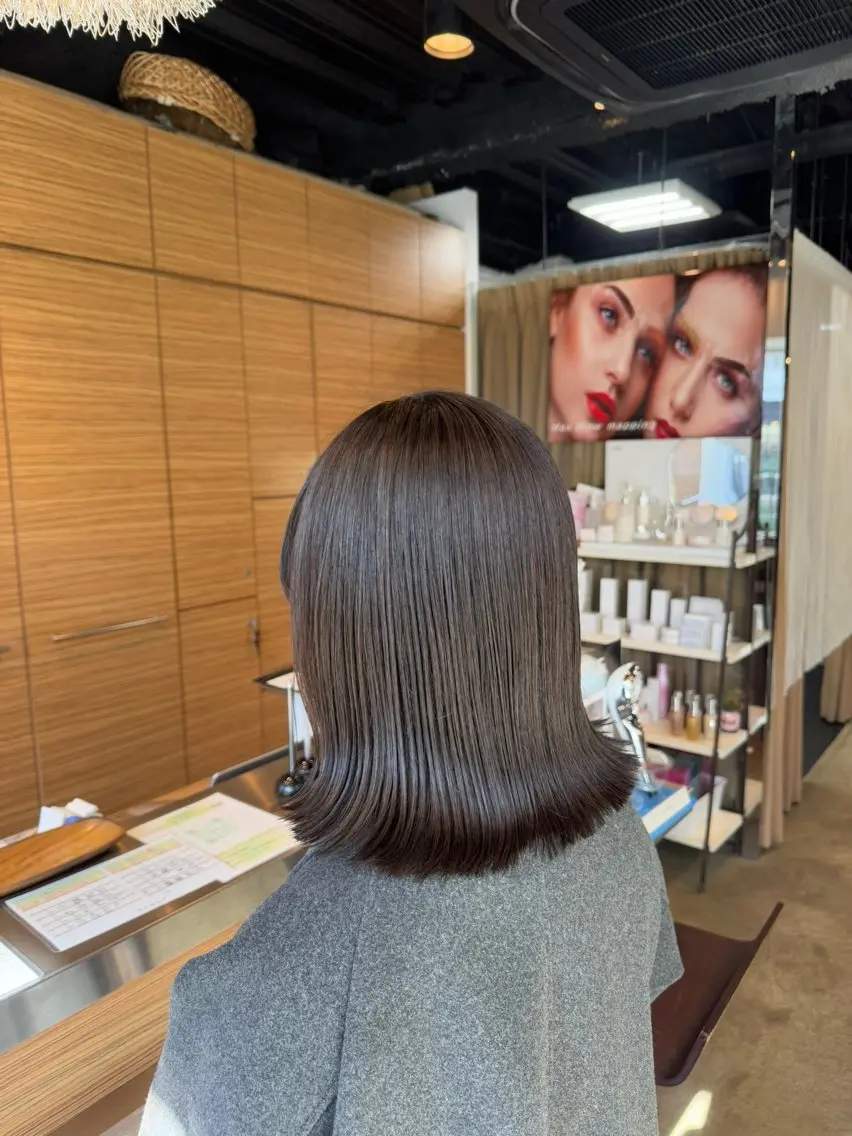 ミディアム ボブ 外ハネヘア ✦creer都島✦ ɪʀᴏʜᴀ ꕀ 🎀のヘアスタイル