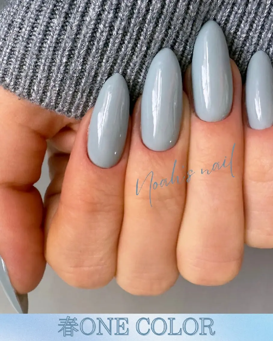ネイル ワンカラーネイル パステルネイル 春ネイル ハンドネイル Noah'snail   のネイルデザイン