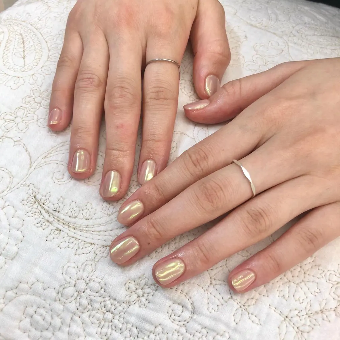 ネイル オーロラネイル ミラーネイル ハンドネイル フットネイル 🎀AYAKO 🎀中韓ネイルのネイルデザイン