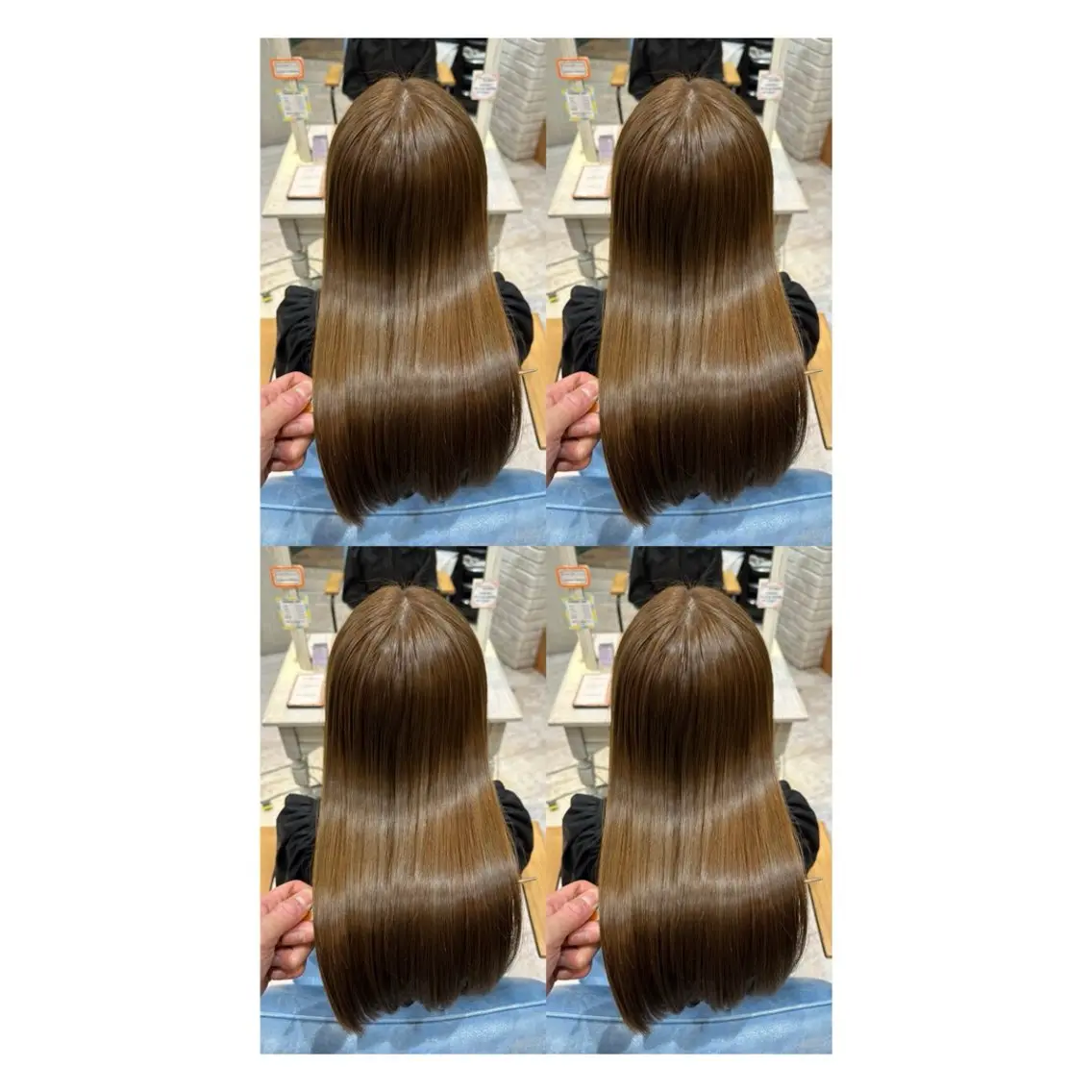 ロング カラー 透明感カラー 髪質改善 縮毛矯正 トリートメント ヘアカラー トリートメント 店長✨レイヤー✖️ 髪質改善✖️韓国ヘアのヘアスタイル