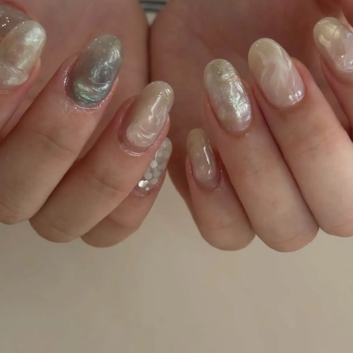 ネイル ニュアンスネイル ショートネイル ハンドネイル nail salon linoのネイルデザイン