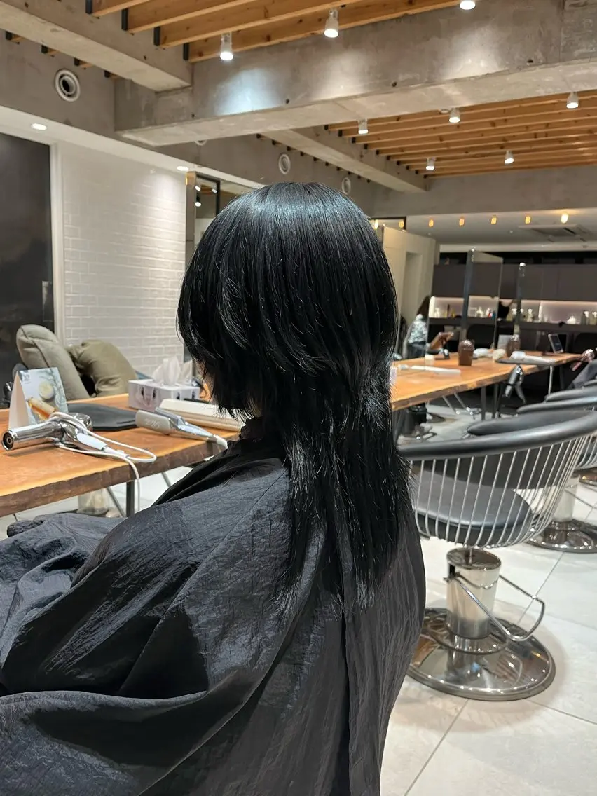 ミディアム ヘアカラー 髪質改善✨透明感 カラー/大木南美のヘアスタイル