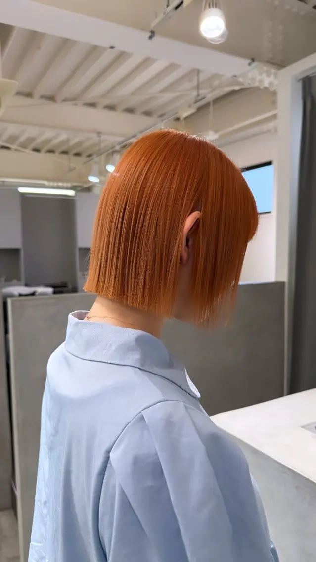 ショート ヘアカラー トリートメント okumura makiのヘアスタイル