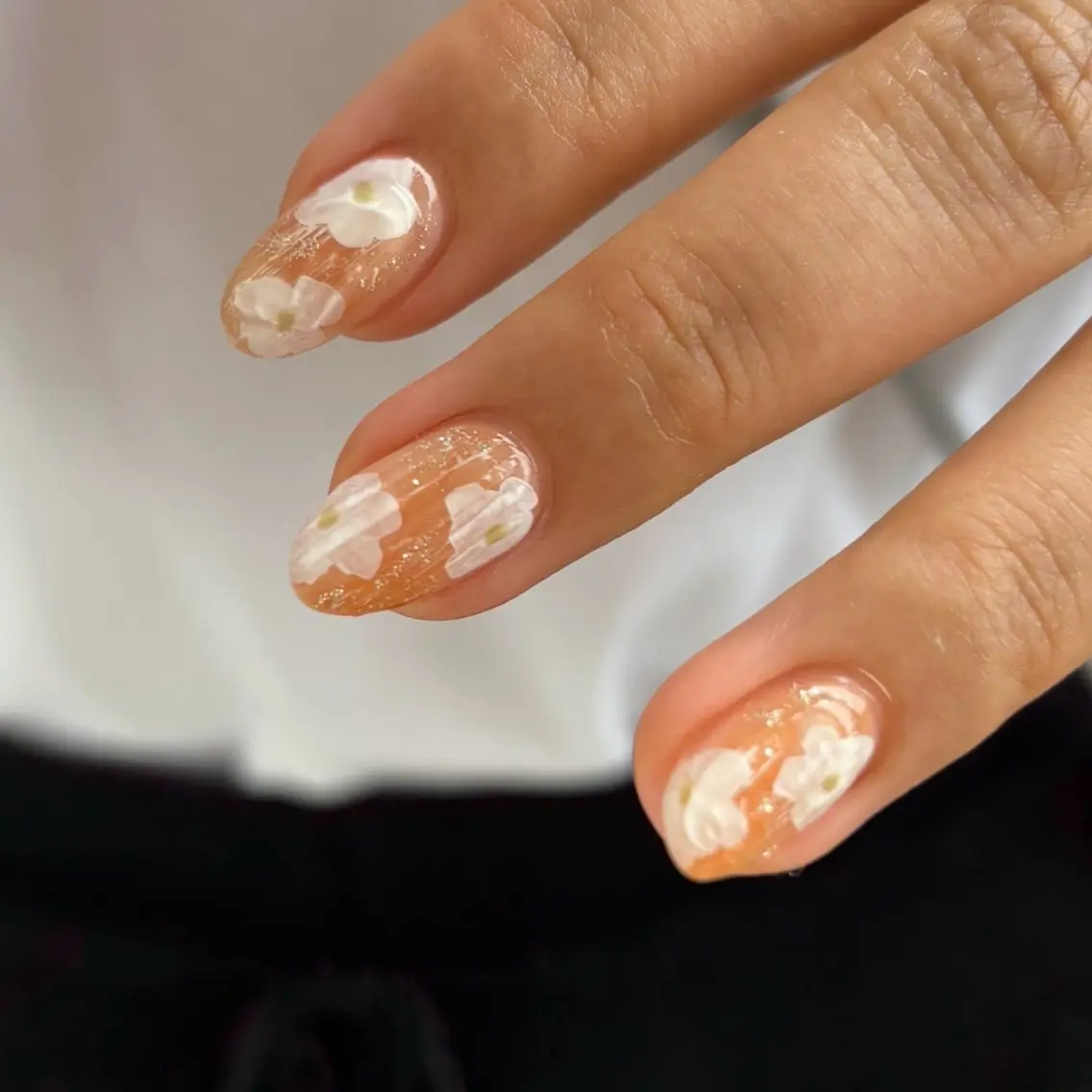 ネイル オレンジ nail salon soruのネイルデザイン