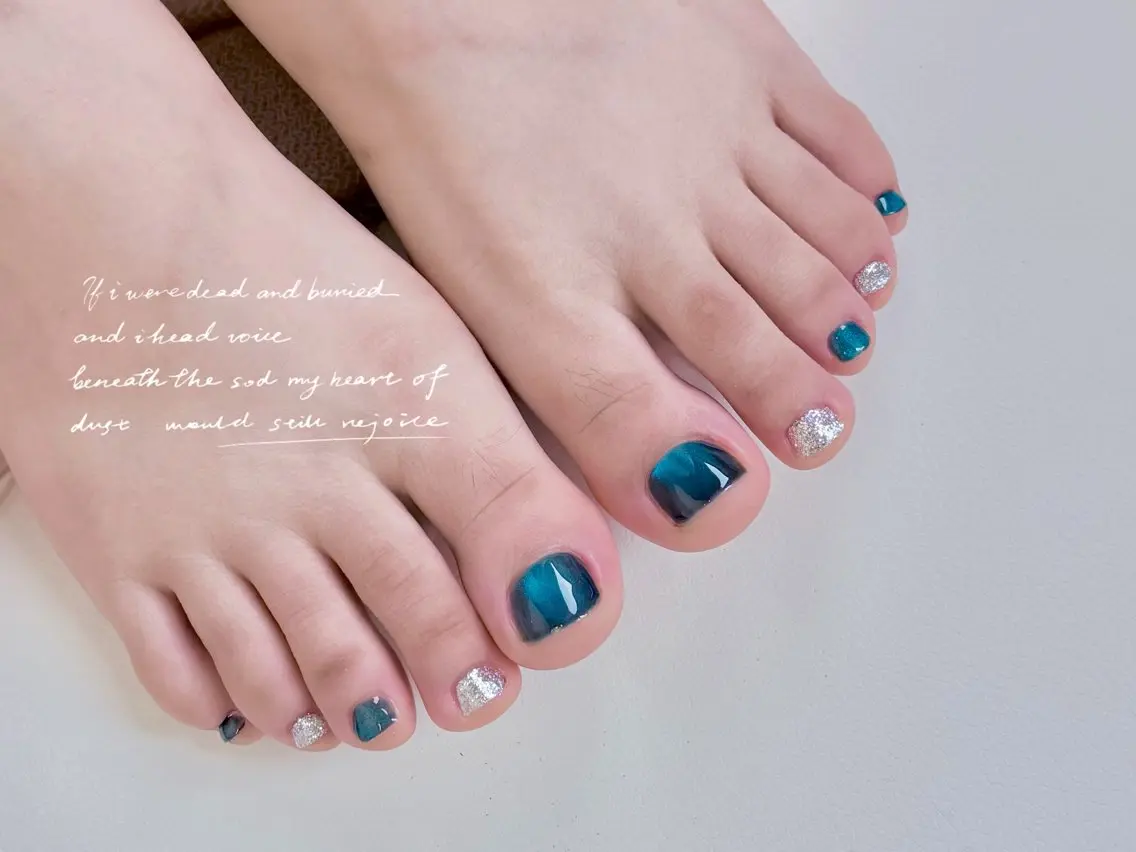 ネイル フットネイル 💜MIYA NAIL鶴見店のネイルデザイン