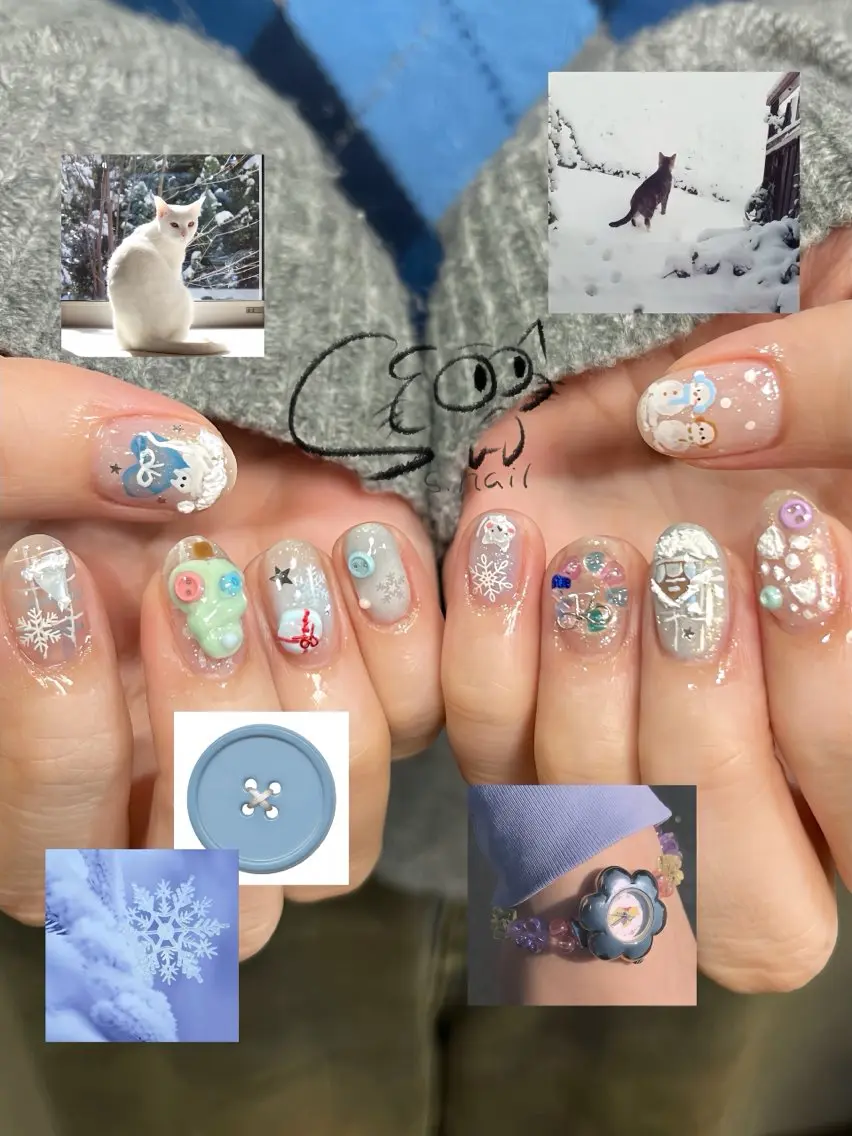 ネイル アートネイル チークネイル フレンチネイル グラデーション マグネットネイル S.nail _のネイルデザイン