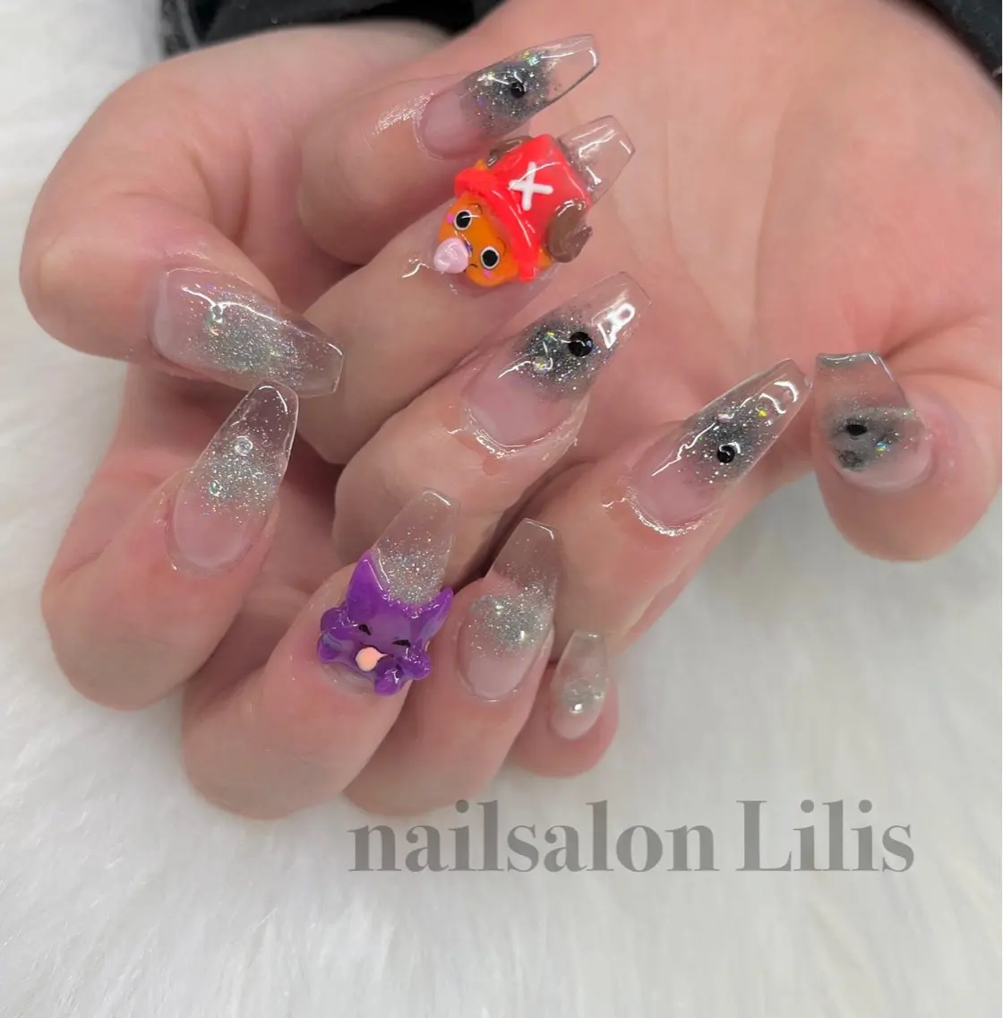 ネイル チークネイル スカルプネイル nailsalon Lilisのネイルデザイン
