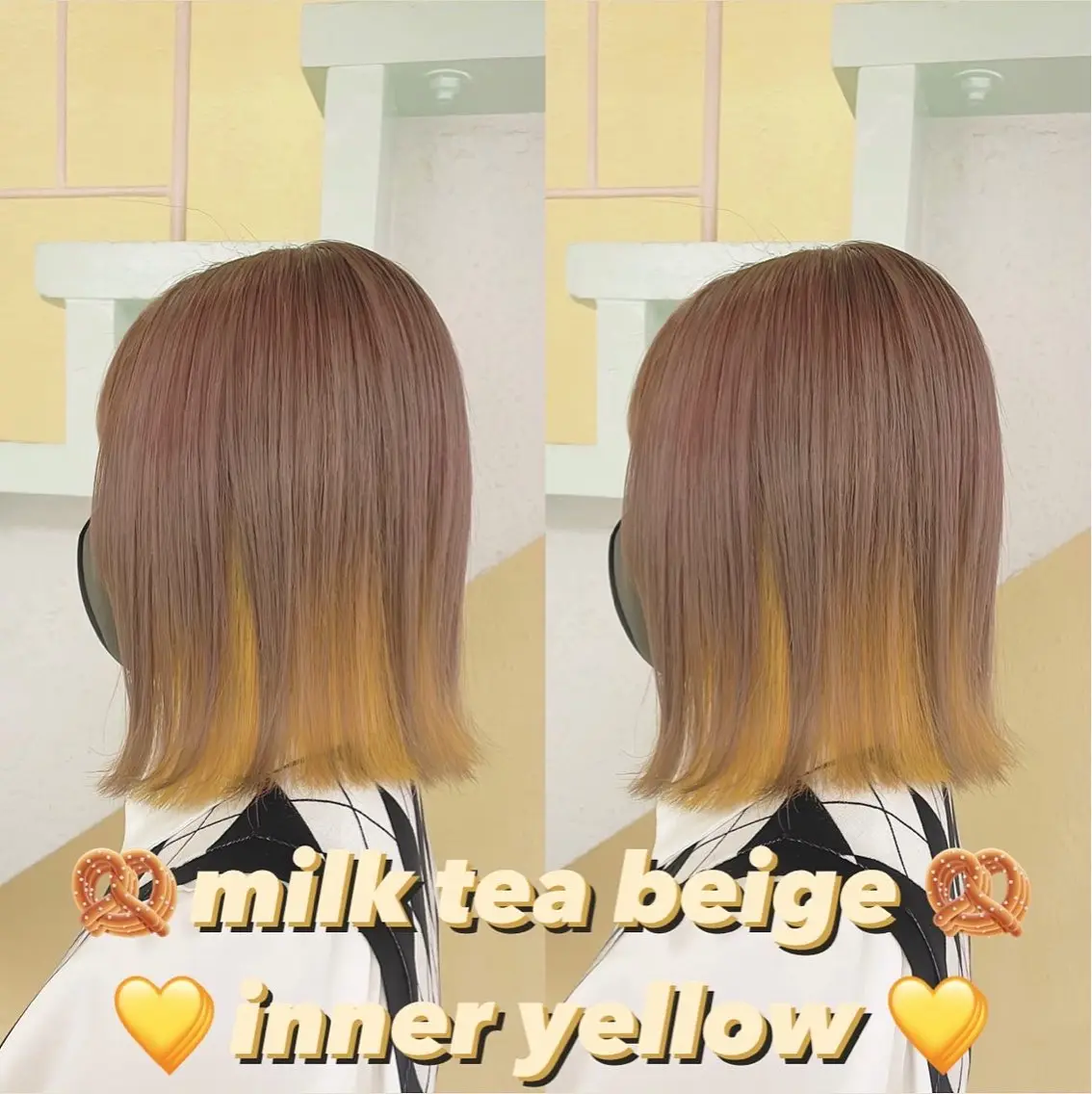 カラー ヘアカラー トリートメント 渋谷:インナーカラー ／🍒エリカ🍒のヘアスタイル