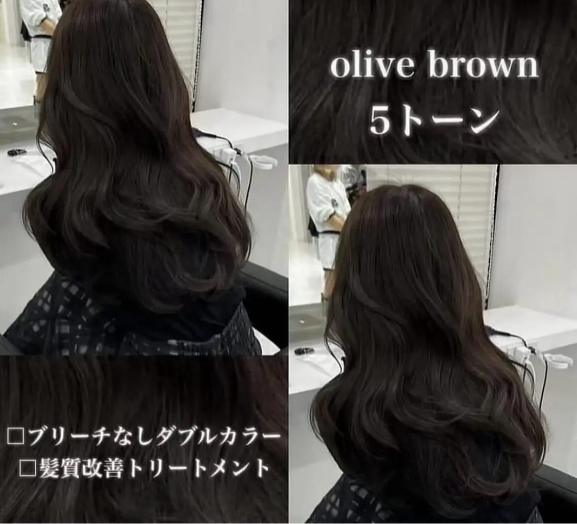 カラー 🤍ブリーチなし ブラウンhimi🤍のヘアスタイル