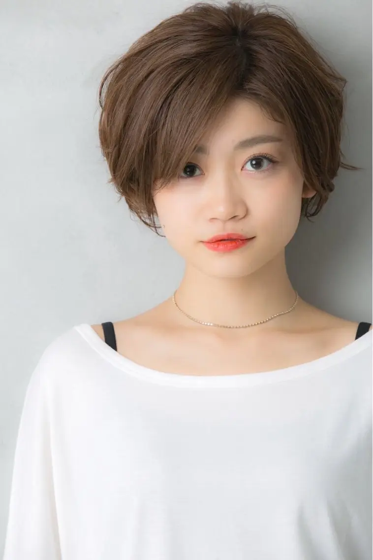 ショート アッシュ アッシュブラック ハイライト 髪質改善 韓国風ヘア 平日オススメ✨ コスパ&タイパ✨山下のヘアスタイル