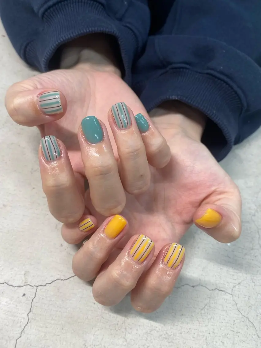 ネイル 春ネイル ハンドネイル kawaguchi yukiのネイルデザイン