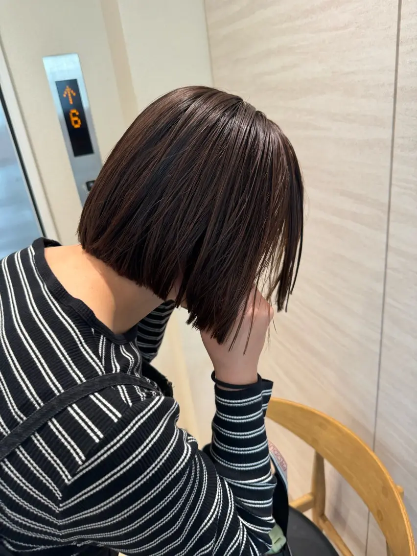 【🩵🩵🩵1日1人限定🩵🩵🩵】メンテナンスカット(1cm以内のカット)+うる艶透明感カラー💖💖💖の写真