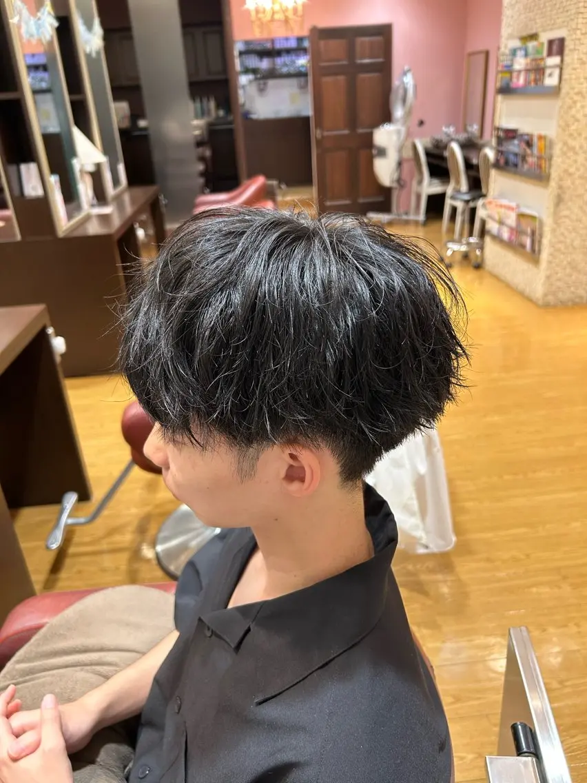 パーマ メンズ メンズパーマ Lenahc かめのヘアスタイル