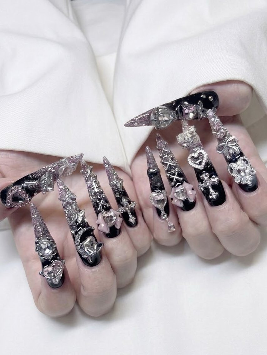 ロング 韓国風ヘア ロング ハンドネイル ハンドケア CHIBI NAIL SALON 船橋のネイルデザイン