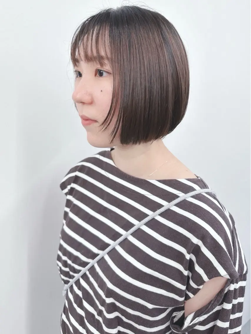 ショート ボブ/ゆるふわ ボブパーマ/とういのヘアスタイル