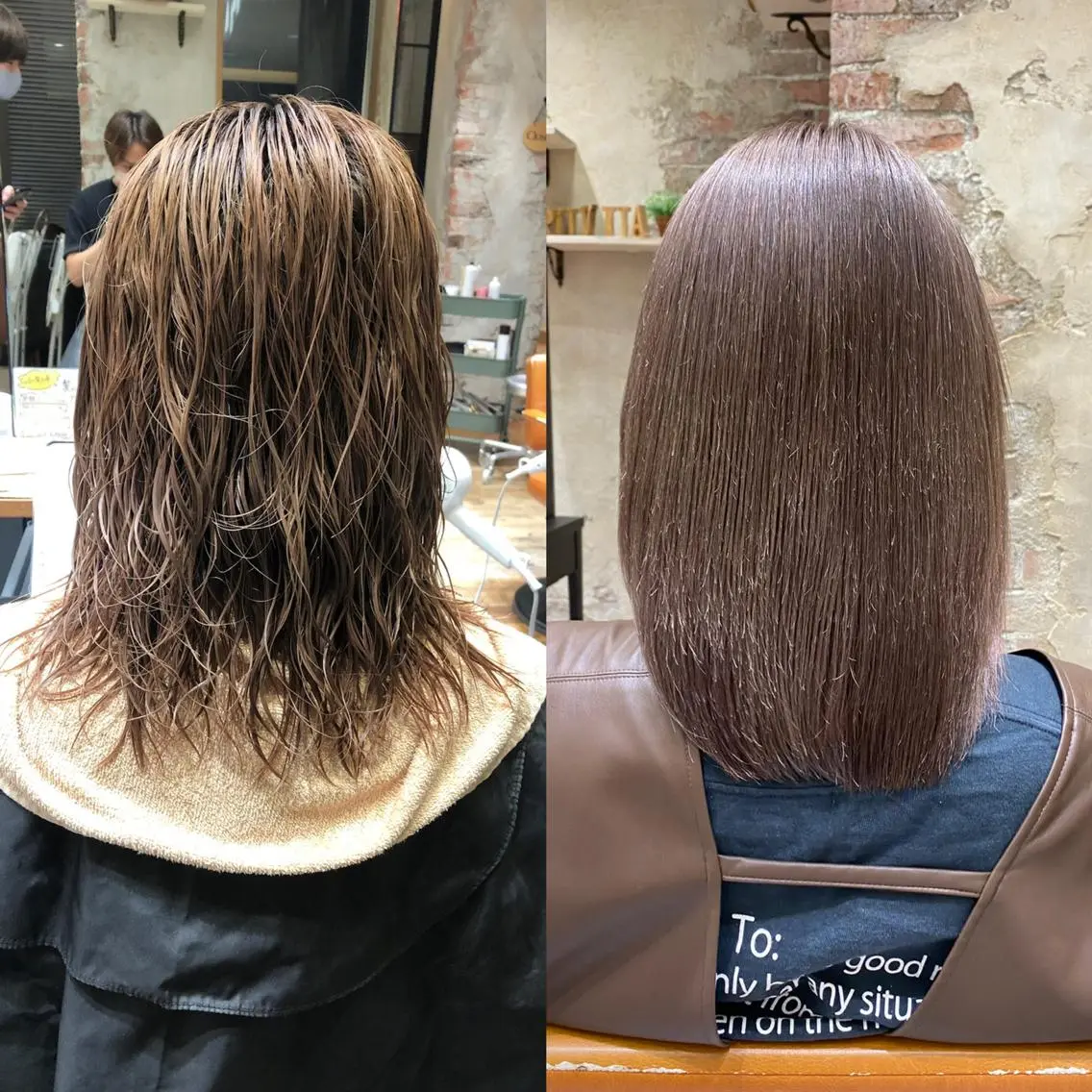 ミディアム カラー パーマ バレイヤージュ ブリーチ ケアブリーチ ダブルカラー ハイライトカラー カット ヘアカラー 縮毛矯正 トリートメント 銀座✨レイヤーカット 顔まわり/坂本亜裟海のヘアスタイル