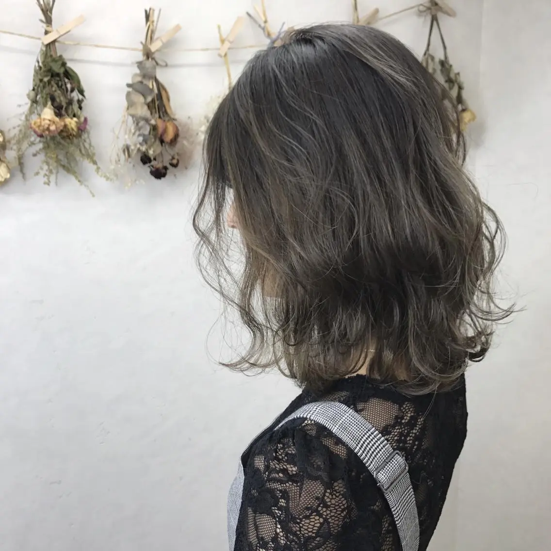 ミディアム 小顔カット 🌟miyuki モデルさん大募集のマツエク・マツパデザイン