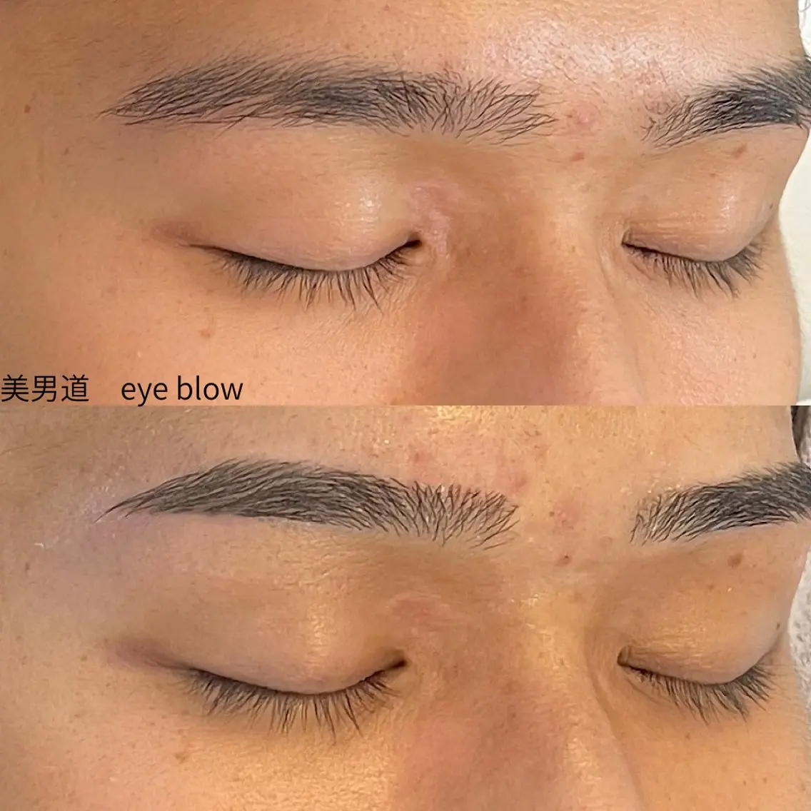 メンズ アイブロウ ワックス脱毛 眉カット BINANDO 桑原の眉毛・アイブロウイメージ
