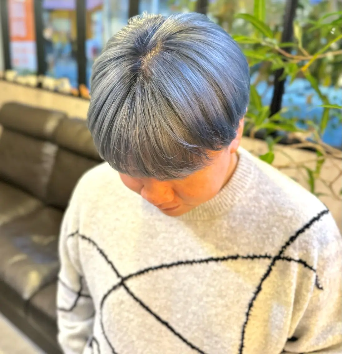 カラー 透明感カラー カット ヘアカラー トリートメント 比嘉 陽のヘアスタイル