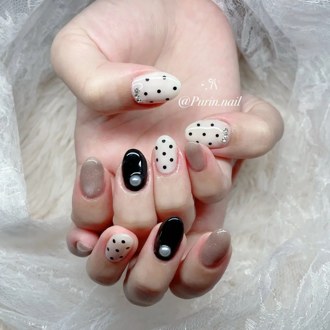 ネイル ハンドネイル Nails by Purin🍮のネイルデザイン