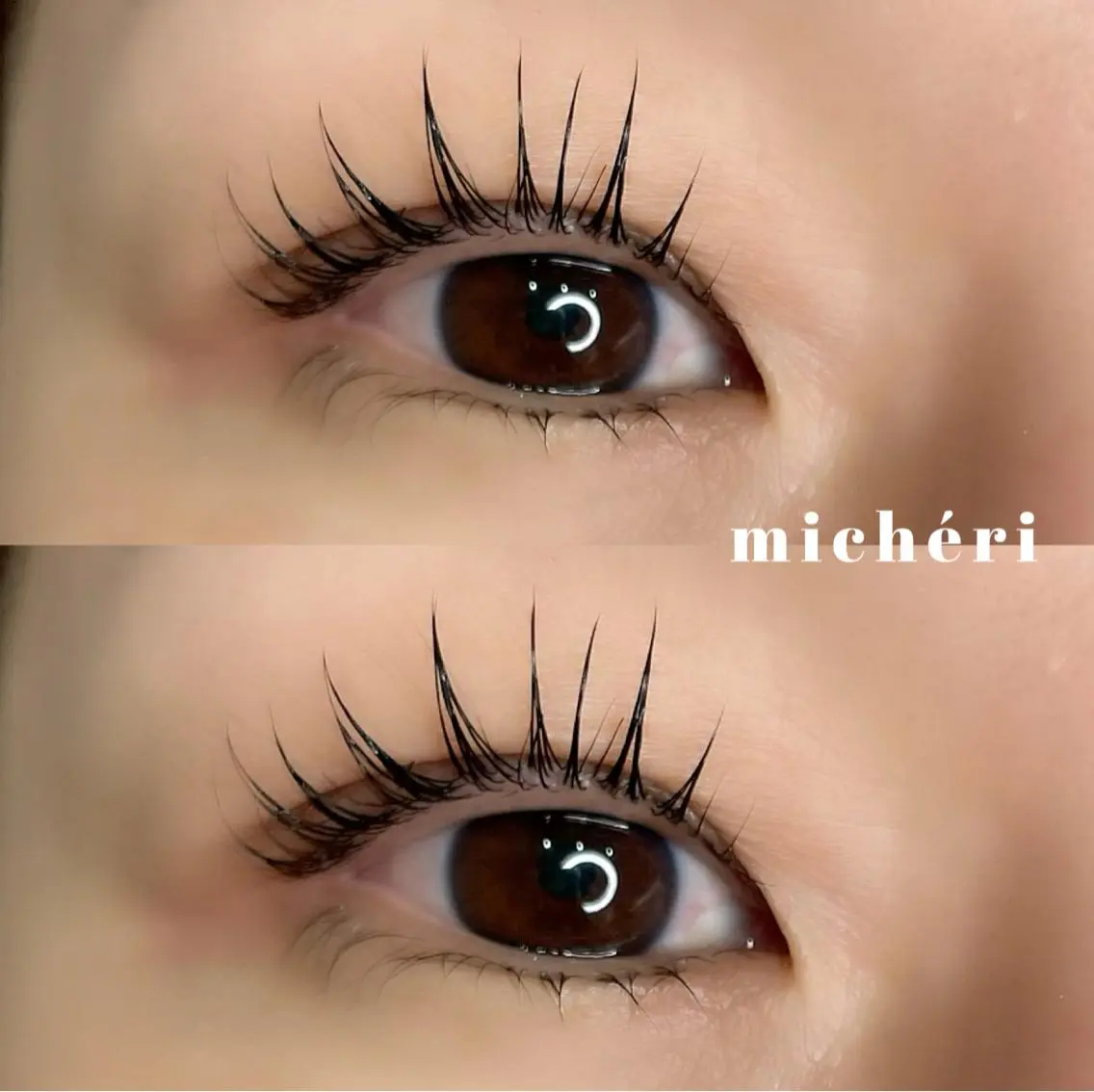 マツエク・マツパ 一重×まつ毛パーマ マツパ michéri ミシェリのマツエク・マツパデザイン