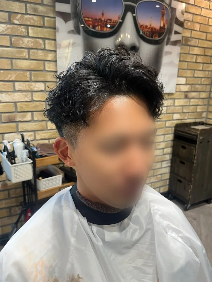 メンズ メンズパーマ カット パーマ トリートメント Monan渋谷 YUUKIのヘアスタイル