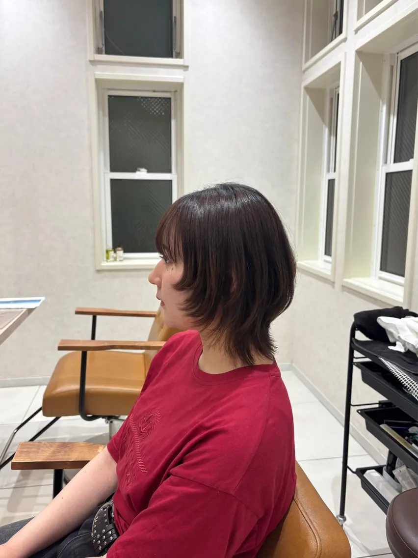 ミディアム カット ⭐️うる艶カラー 募集　まゆ⭐️のヘアスタイル