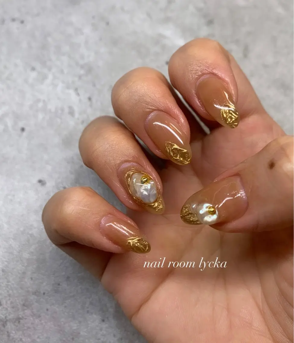 ネイル ネイルルームリッカ 𝐦𝐚𝐲𝐮のネイルデザイン
