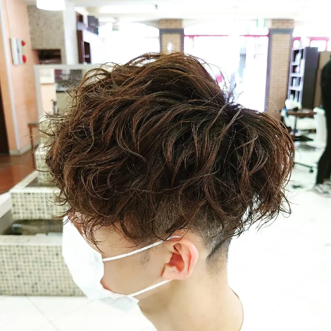 ショート パーマ メンズ マッシュ 🐺デザインウルフ / 一ノ瀬 凌🐺のヘアスタイル