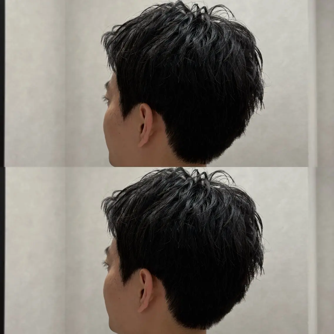 メンズ アップバング 刈り上げ カット 岡田 洋太のヘアスタイル