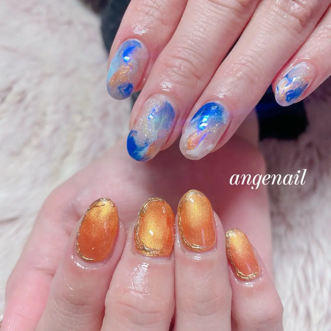 ネイル ハンドネイル オーナーネイリスト MAKIのネイルデザイン
