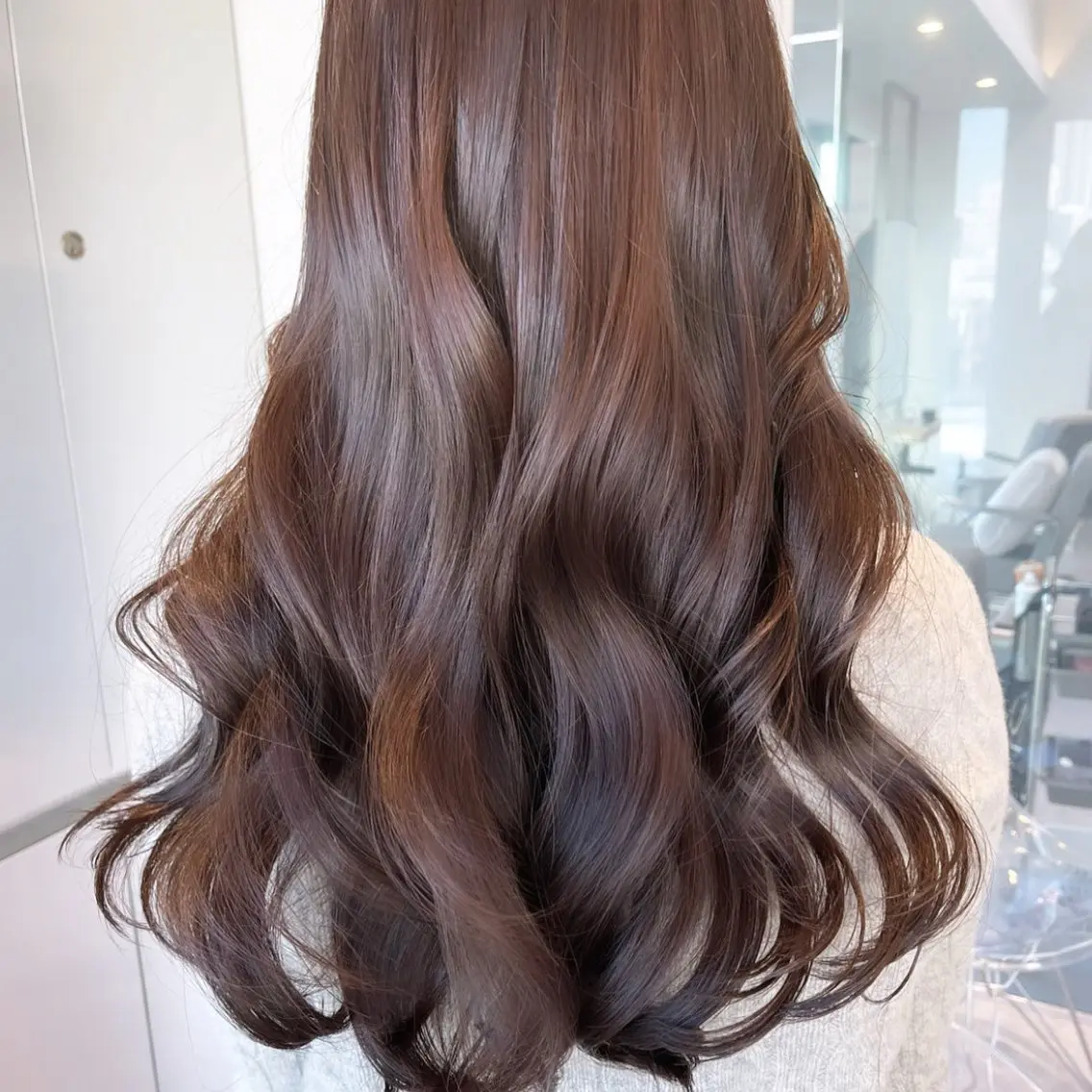 ロング カラー ヘアアレンジ ベージュカラー ピンクカラー ピンクベージュ カット ヘアカラー トリートメント Aloa透明感ヘア ♡kanami♡のヘアスタイル