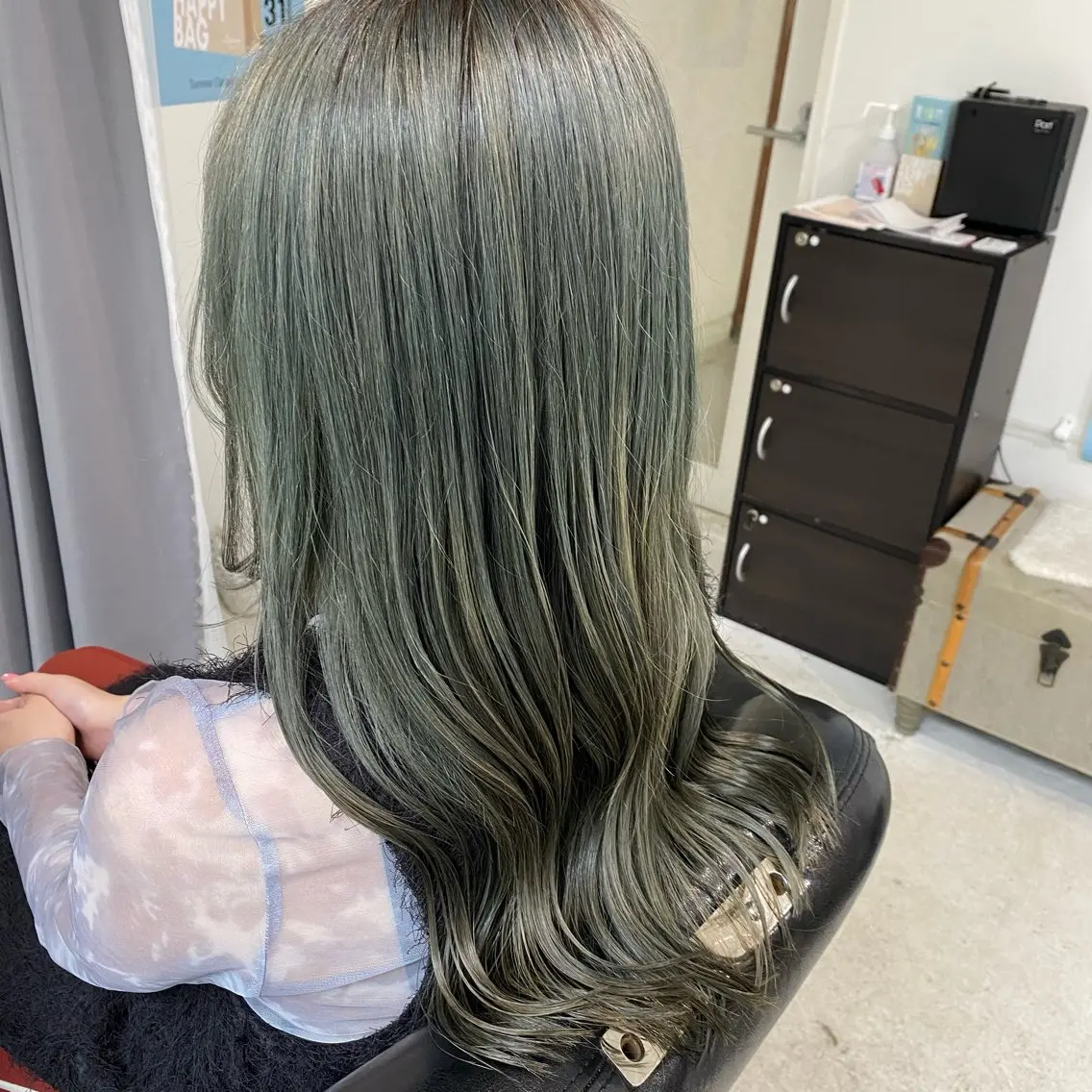 ロング カラー グレージュ 8日◎髪質改善 misatoのヘアスタイル