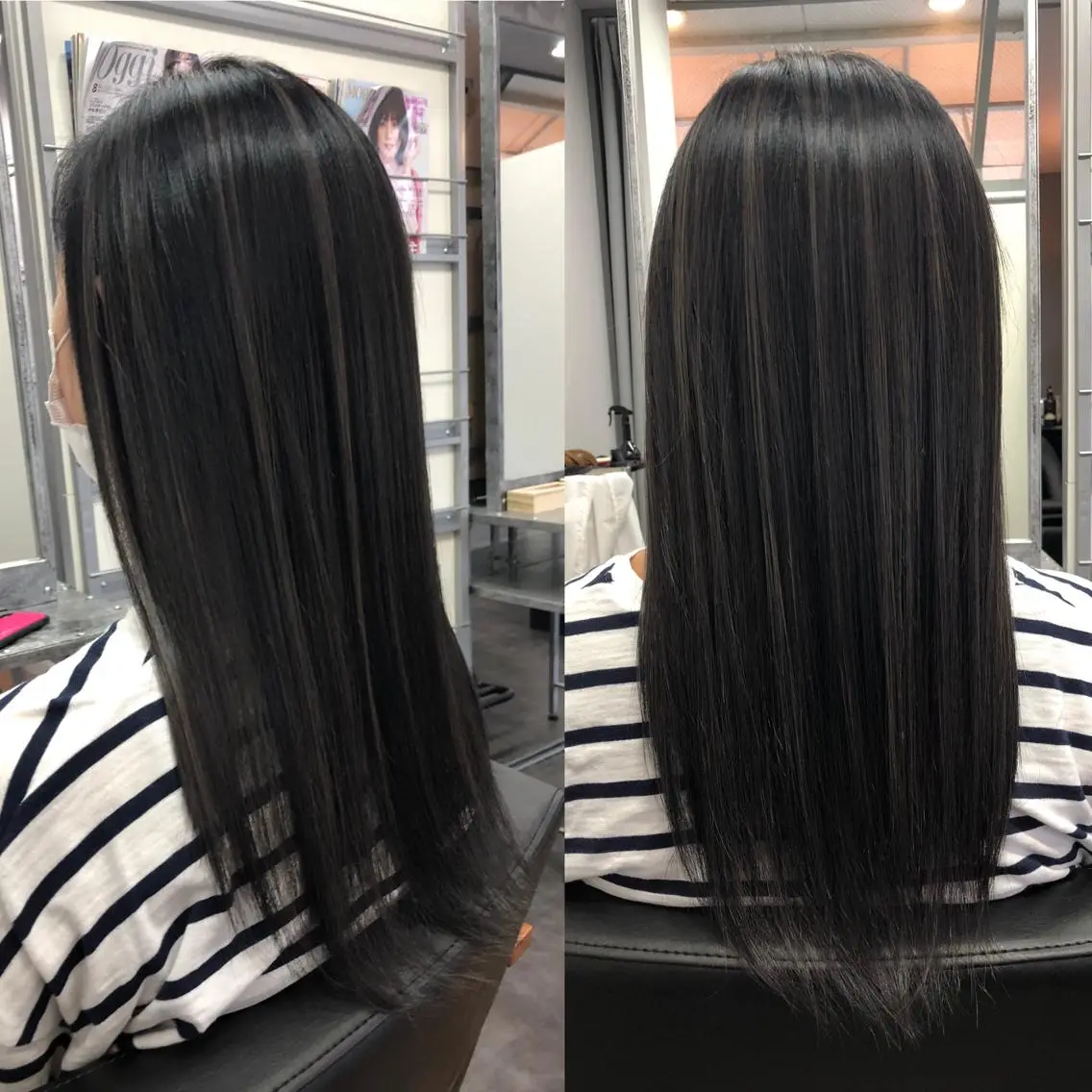 ミディアム カラー ヘアアレンジ ヘアカラー トリートメント 大塚 貴之のヘアスタイル