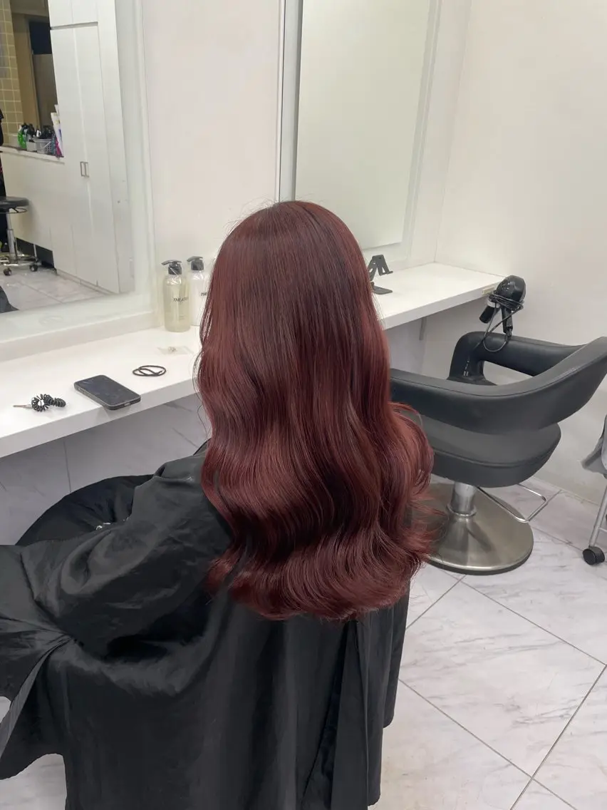 ロング カラー ヘアアレンジ ヘアカラー トリートメント ヘアセット 💗横浜美容室 💗HARUNAのヘアスタイル