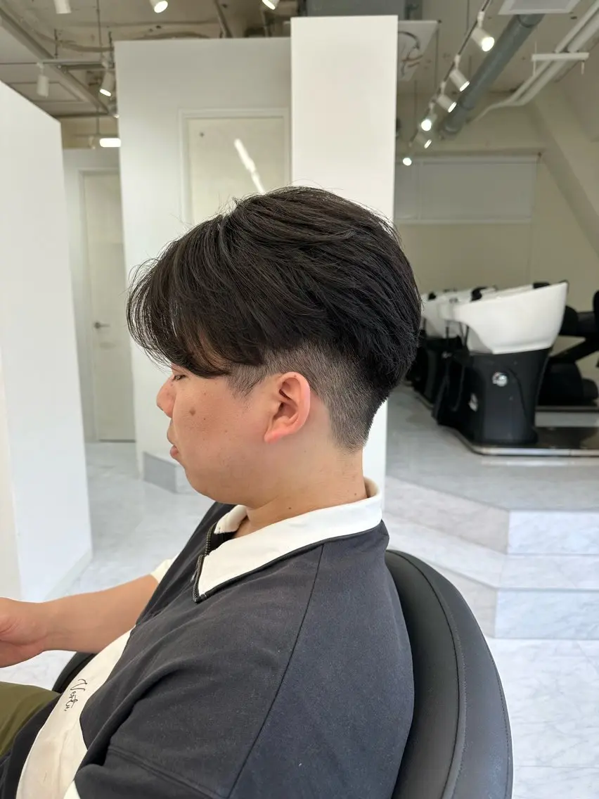 メンズ 刈り上げ 岡部 琉斗のヘアスタイル