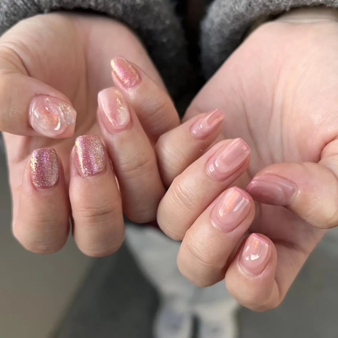 ネイル ニュアンスネイル nacre nail川崎のネイルデザイン
