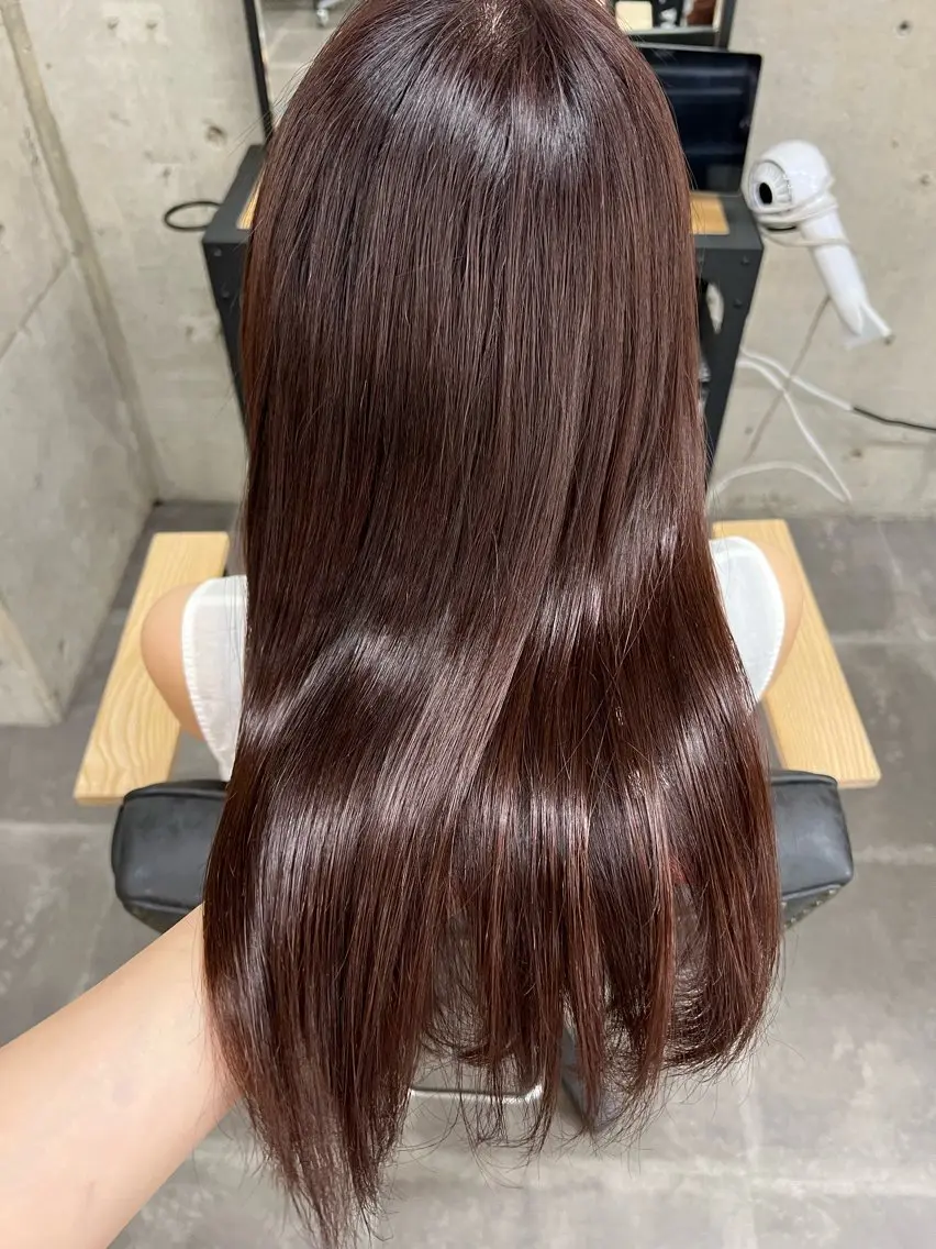 透明感カラー➕UPTOGLOSSトリートメント💇🏻‍♀️✨️の写真